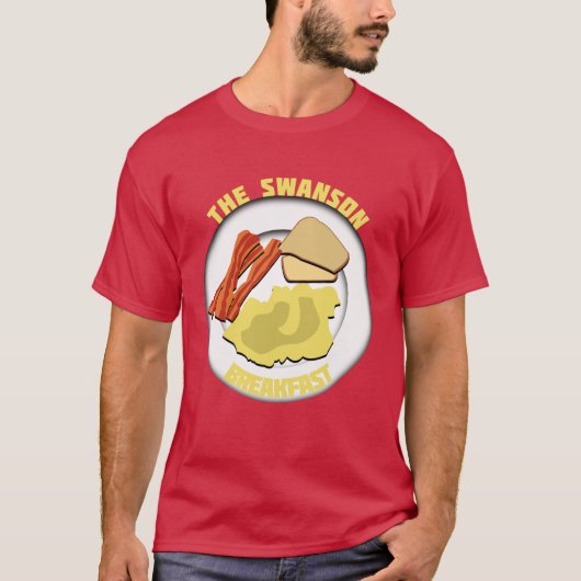 Parken en rec | Swanson Breakfast T-shirt (Voorkant)