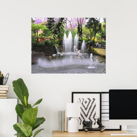 Parken in het Portugese Poster (Thuiskantoor)