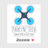 Parken N' Tech Quadcopter 2 Sticker (Vel)