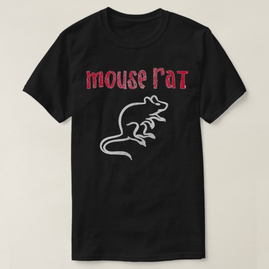 Parken & Recreation Mouse Rat. Logo T-shirt (Design voorkant)