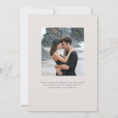 Parker 2 Foto Bruiloft Save the Date (Achterkant)