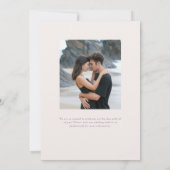 Parker 2 Foto Bruiloft Save the Date (Achterkant)