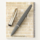 Parker 51 Vacumatic Dove Grey 1948 Notitieboek (Achterkant)
