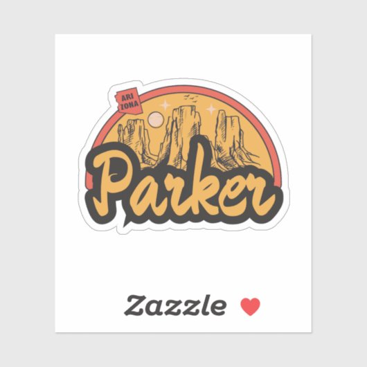Parker, Arizona Sticker (Vel)