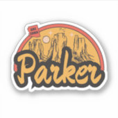 Parker, Arizona Sticker (Voorkant)