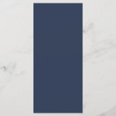 Parker bruiloft diner menu (Achterkant)