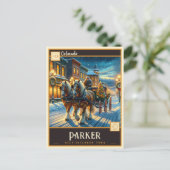 Parker, Colorado |  BRIEFKAART (Staand voorkant)