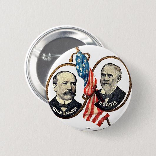 Parker-Davis jute - Button (Voorkant /achterkant)