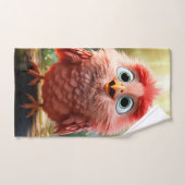 Parker - De rode kardinaal chick Bad Handdoek (Handdoek)