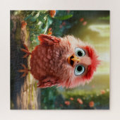 Parker - De rode kardinaal chick Legpuzzel (Horizontaal)