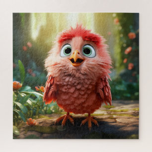 Parker - De rode kardinaal chick Legpuzzel
