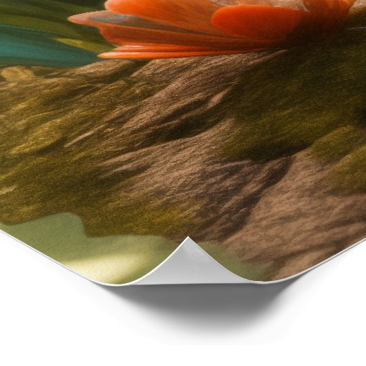 Parker - De rode kardinaal chick Poster (Hoek)