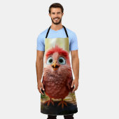 Parker - De rode kardinaal chick Schort (Gedragen)