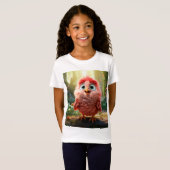 Parker - De rode kardinaal chick T-shirt (Voorkant volledig)