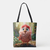 Parker - De rode kardinaal chick Tote Bag (Achterkant)