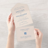 Parker Elegant Seal en Stuur bruiloft uitnodiging (Afscheurbaar)