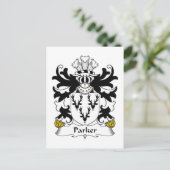 Parker Family Crest Briefkaart (Staand voorkant)