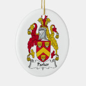 Parker Family Crest Keramisch Ornament (Rechts)