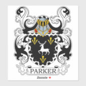 Parker Family Crest Sticker (Vel)