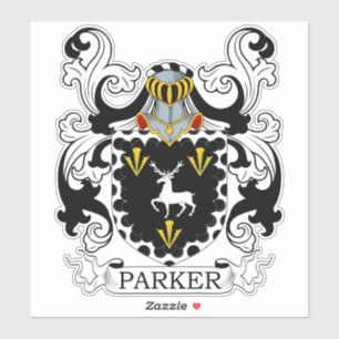 Parker Family Crest Sticker