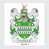 Parker Family Crest Sticker (Vel)