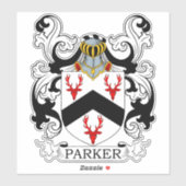 Parker Family Crest Sticker (Vel)