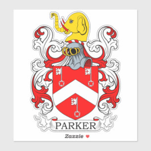 Parker Family Crest Sticker