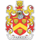 Parker Family Crest Sticker (Voorkant)