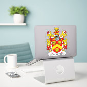 Parker Family Crest Sticker (Laptop op bureau)