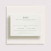 Parker Formeel Landschap Bruiloft RSVP Kaart