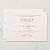 Parker Formele Landschap Huwelijksuitnodiging Kaart (Voorkant)