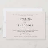 Parker Formele Landschap Huwelijksuitnodiging Kaart (Voorkant)