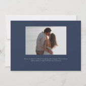 Parker Formele Landschap Huwelijksuitnodiging Kaart (Achterkant)