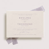 Parker Formele Landschap Huwelijksuitnodiging Kaart