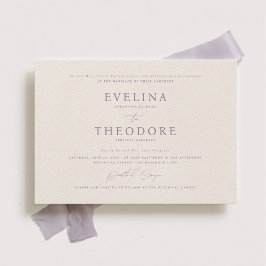 Parker Formele Landschap Huwelijksuitnodiging Kaart