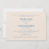 Parker Formele Landschap Huwelijksuitnodiging Kaart (Voorkant)