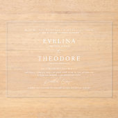 Parker formele landschapsbruiloft uitnodiging (Voorkant)