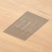 Parker formele landschapsbruiloft uitnodiging (Laagn)