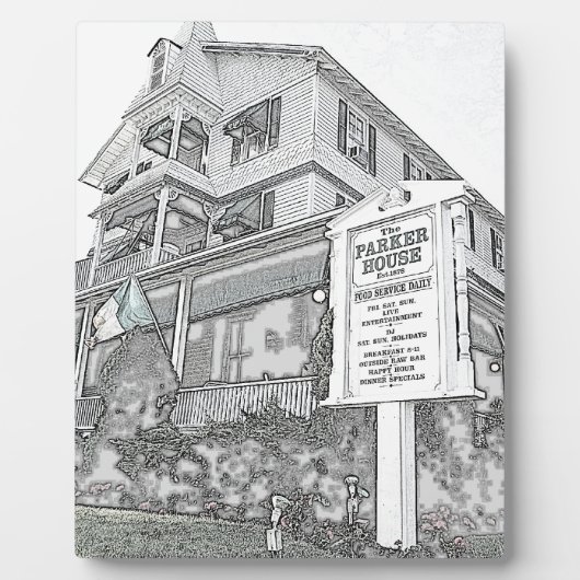 Parker House Sketch - Jersey Shore Fotoplaat (Voorkant)