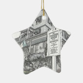 Parker House Sketch - Jersey Shore Keramisch Ornament (Rechts)