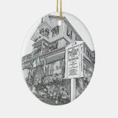 Parker House Sketch - Jersey Shore Keramisch Ornament (Rechts)
