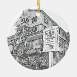 Parker House Sketch - Jersey Shore Keramisch Ornament