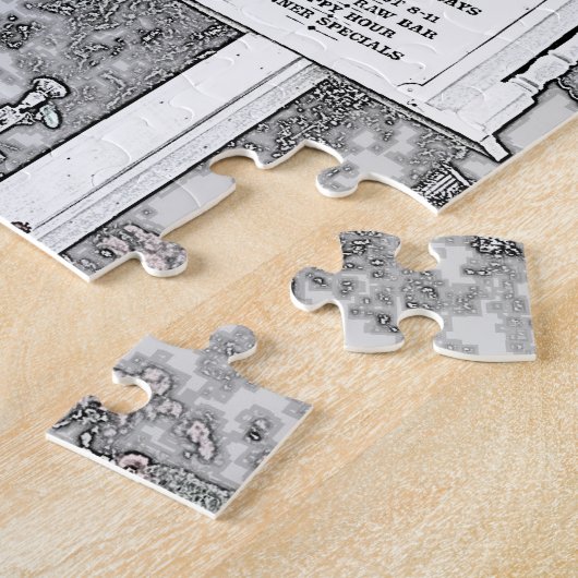 Parker House Sketch - Jersey Shore Legpuzzel (Zijkant)