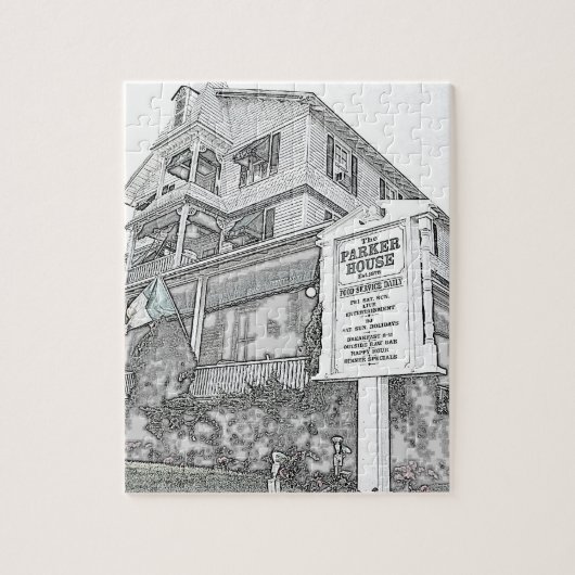 Parker House Sketch - Jersey Shore Legpuzzel (Verticaal)