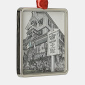 Parker House Sketch - Jersey Shore Metalen Ornament (Rechts)