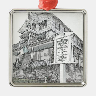 Parker House Sketch - Jersey Shore Metalen Ornament