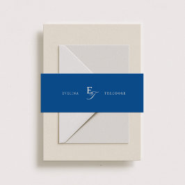 Parker Klassiek Monogram Uitnodigingen Wikkel