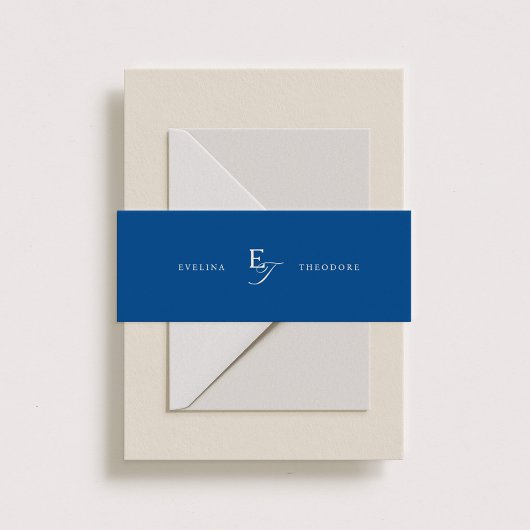 Parker Klassiek Monogram Uitnodigingen Wikkel