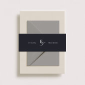 Parker Klassiek Monogram Uitnodigingen Wikkel