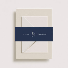 Parker Klassiek Monogram Uitnodigingen Wikkel